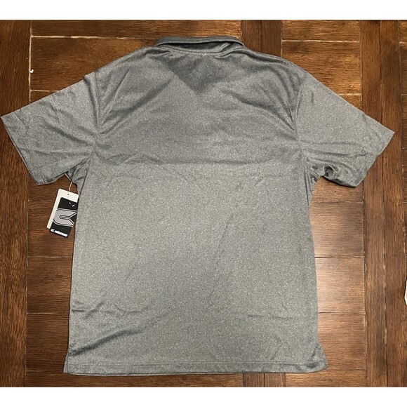 Oklahoma State Cowboys (OSU) Men's Colosseum Logo Polo Size 2XL NWT Orange Grey - Picture 5 of 5